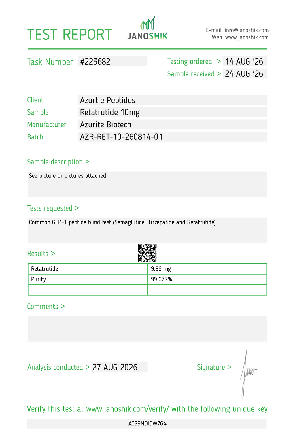 RETATRUTIDE 10Mg