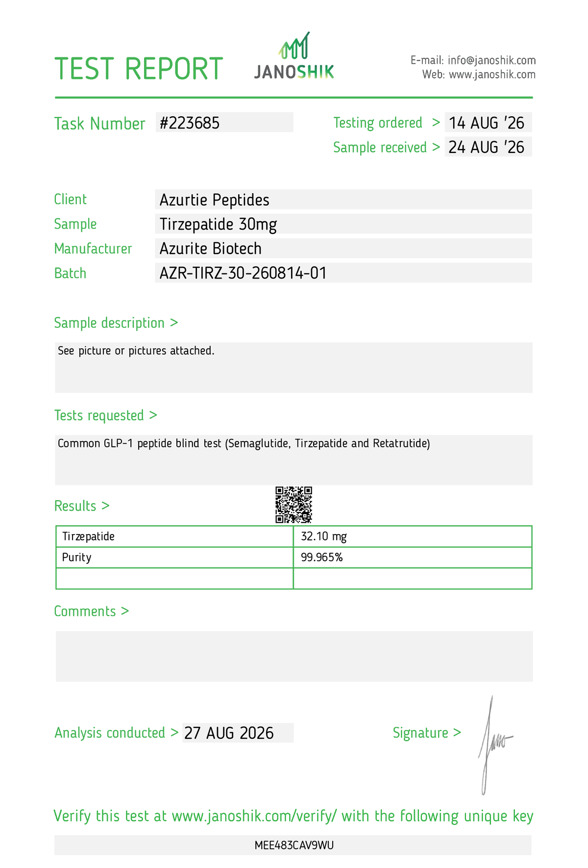 TIRZEPATIDE 30Mg